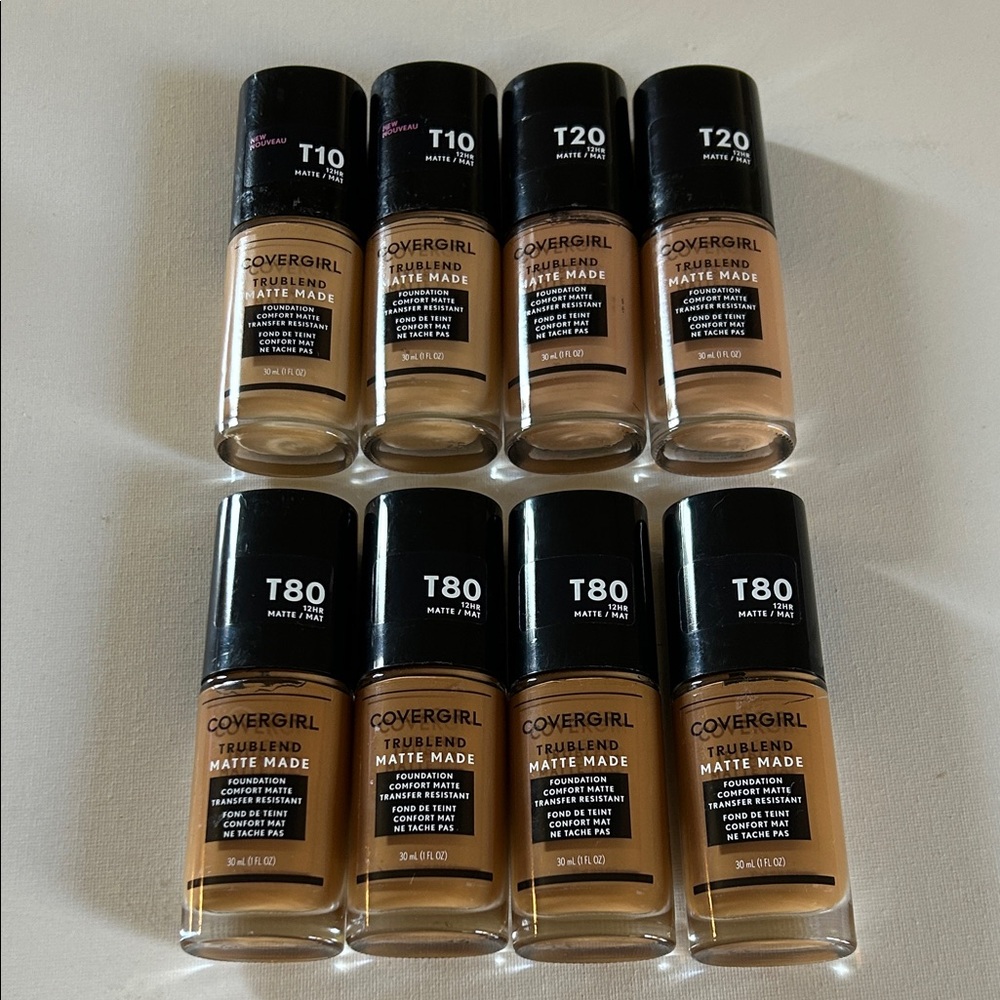 COVERGIRL TruBlend Matte Made Foundation - T10, T20, T80 Shades - Picture 4 of 4